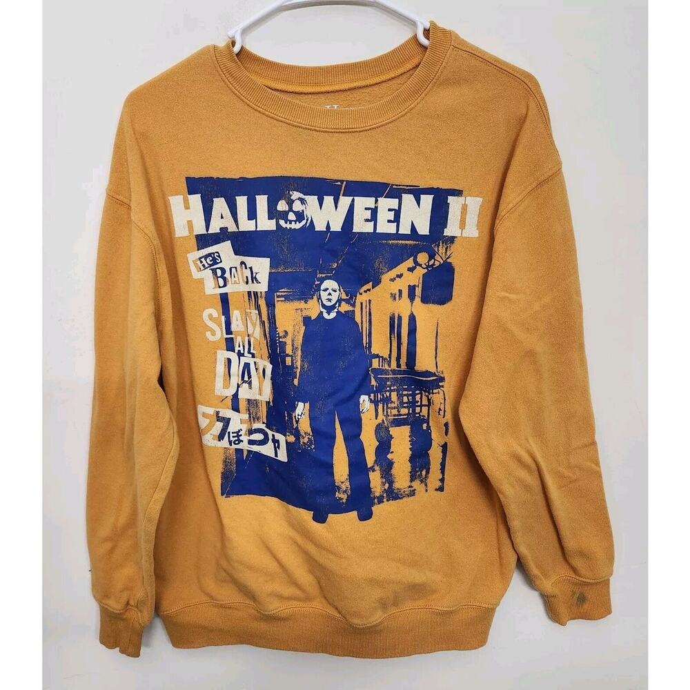 Halloween II Michael Myers Crewneck Sweatshirt Adult Medium *stain 1163